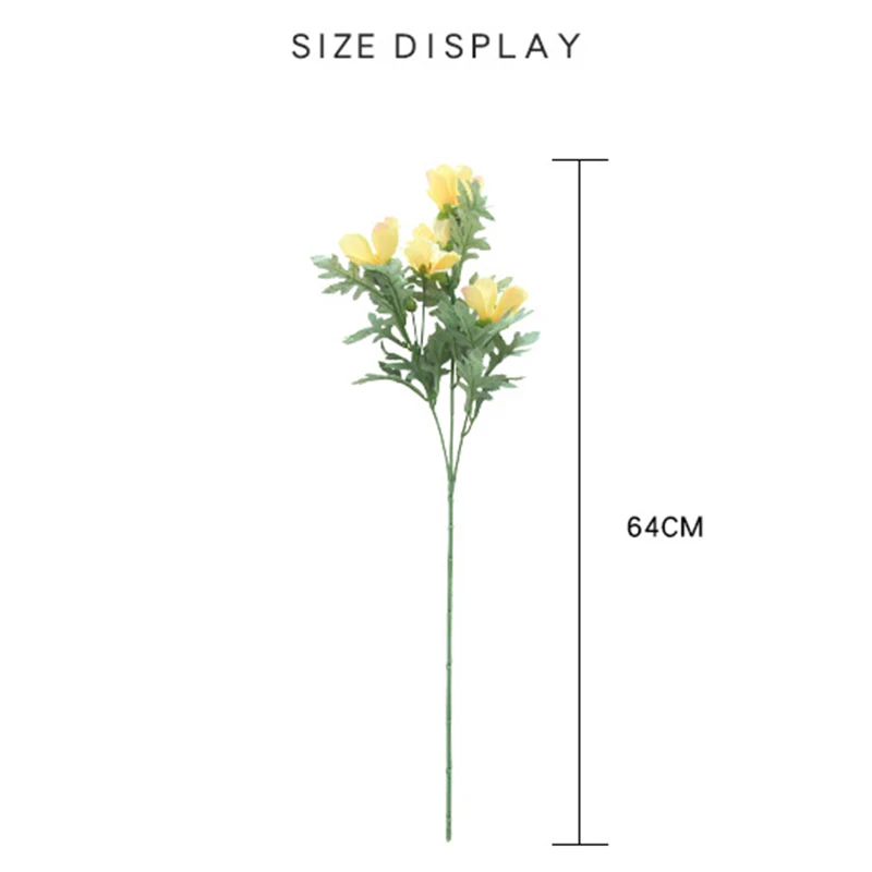 3pcs/daug Šilko Kosmosas Dirbtinės Gėlės Modeliavimas Chrizantemų Netikrą Gėlės Filialas Puokštė Namų Vestuves Dekoro Meno Gėlių