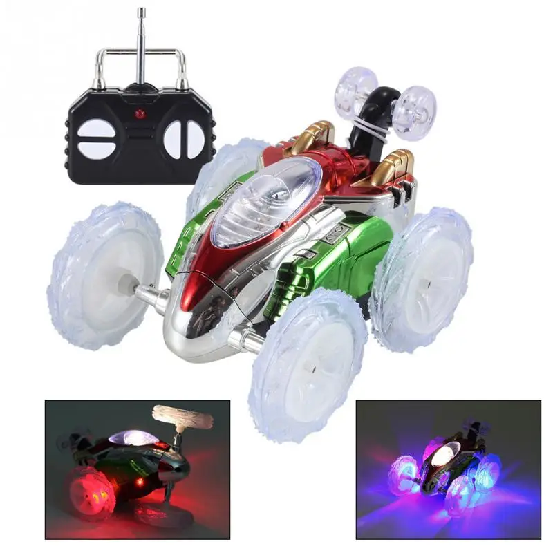 360 Akrobatikos Elektros Kontroliuojamos RC Stunt Šokių Automobilių Mirksi Šviesos Dasher Transporto priemonės Vaikams Nuotolinio Valdymo Žaislas
