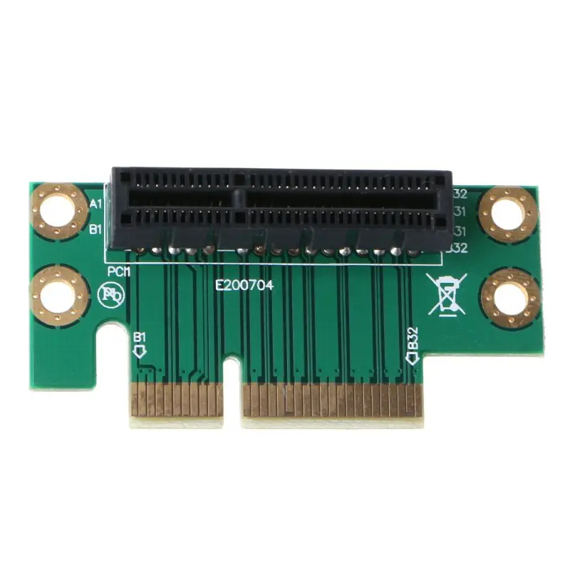 PCI Express PCI-E 4X Adapteris Riser Card 90 Laipsnių stačiu Kampu Stove Konverteris Kortelę 1U/2U Serverio Važiuoklės S15 20 Dropshipping