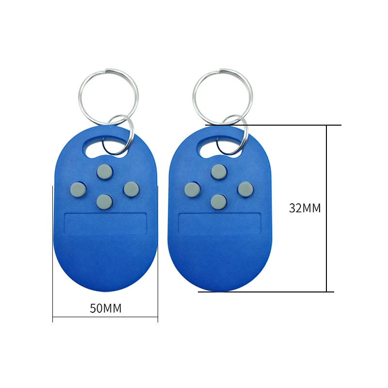 5-In-1 Smart Chip Keychain RDA Perrašomieji Kopijuoti Ženklelis 125Khz T5577 Klonas Žymeklį 13.56 Mhz NFC CUID 1K S50 Kortelės Simbolinis Lipdukas