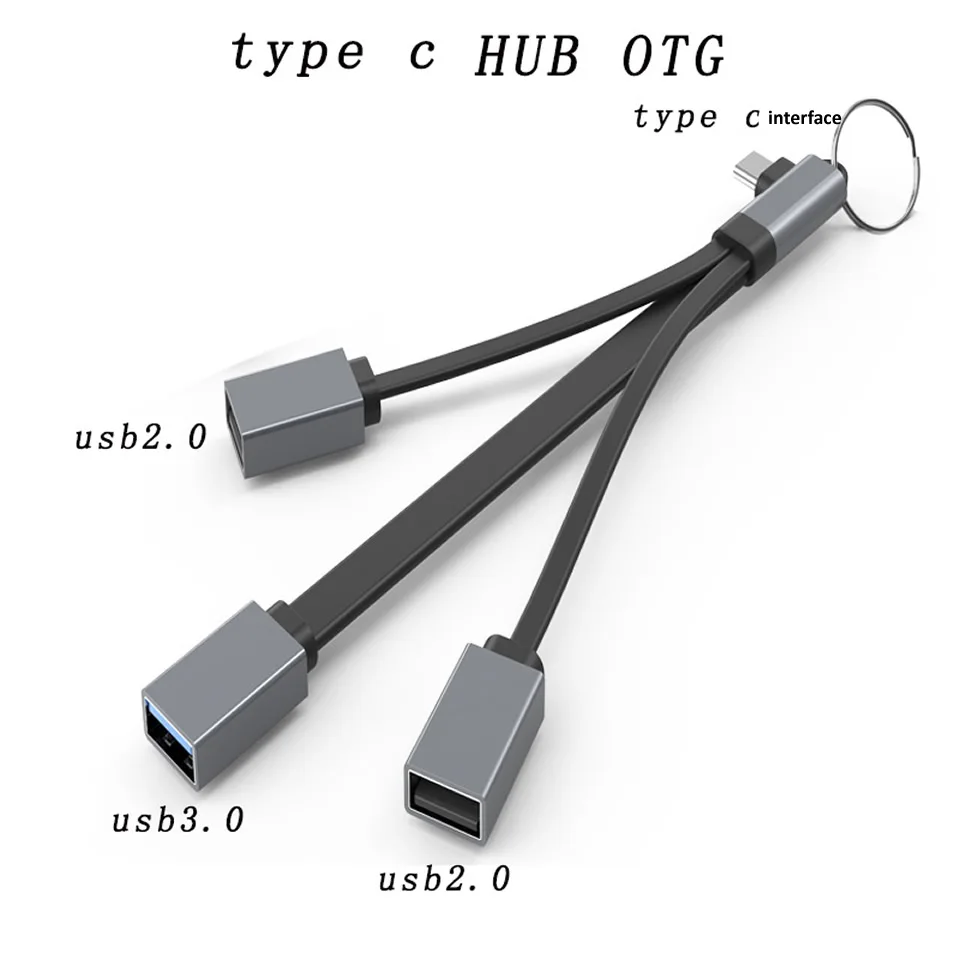 OUTMIX USB C Laidas OTG Adapterio Tipas-c su USB 3.0/2.0 kabelis Male į USB Moterų U Disko konverteris, skirtas 