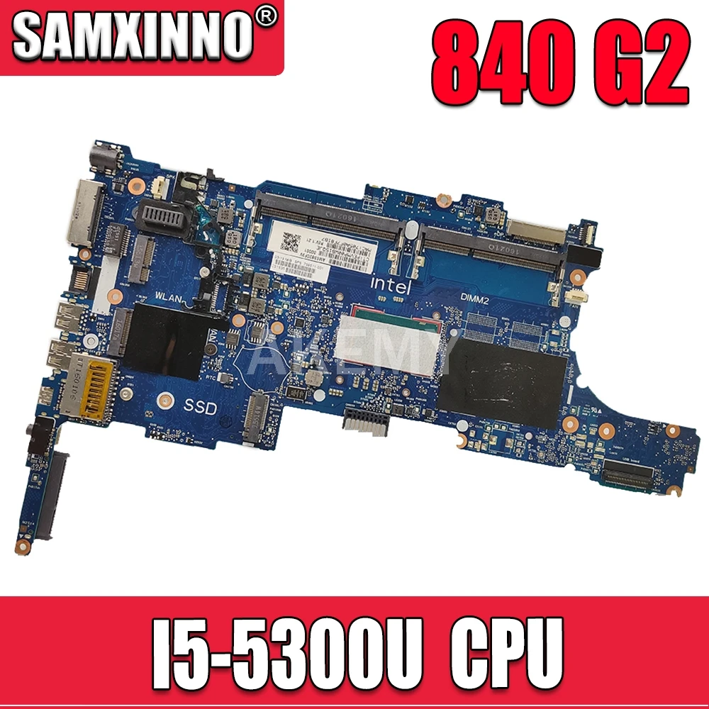 SAMXINNO HP EliteBook 840 850 G2 Nešiojamas Plokštė I5-5300U CPU 799511-001 799511-501 799511-601 6050A2637901 notebook pc