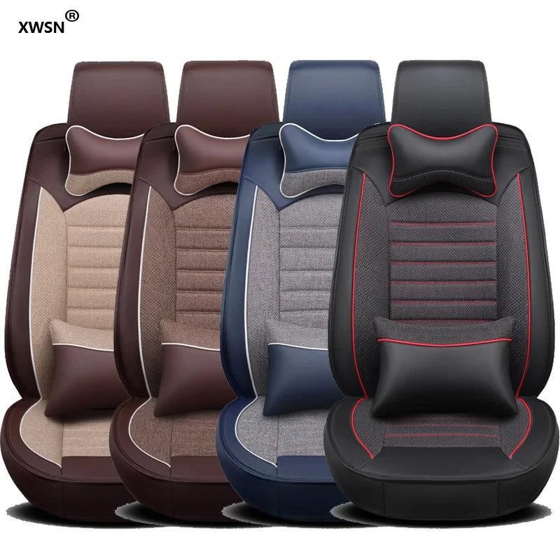 Pu odos, lino automobilių sėdynės padengti suzuki swift Jimny grant Vitara Kizashi SX4 Visureigis R Paletė Stingray automobilių stilius