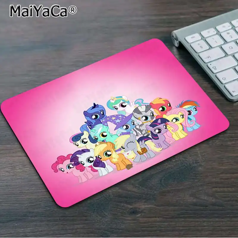 MaiYaCa Mano Mėgstamiausių Animacinių Filmų Mano Mažai Pony Unikalų Darbalaukio Trinkelėmis Žaidimo Kilimėlis Nemokamas Pristatymas Didelis, Mouse Pad Klaviatūros Kilimėlis