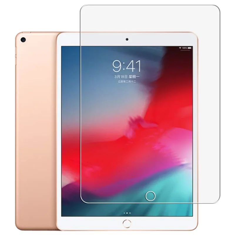 9H Grūdintas Stiklas iPad 10.2 colių 2019 m., 2.5 D, Pilnas draudimas Screen Protector, Skirta 