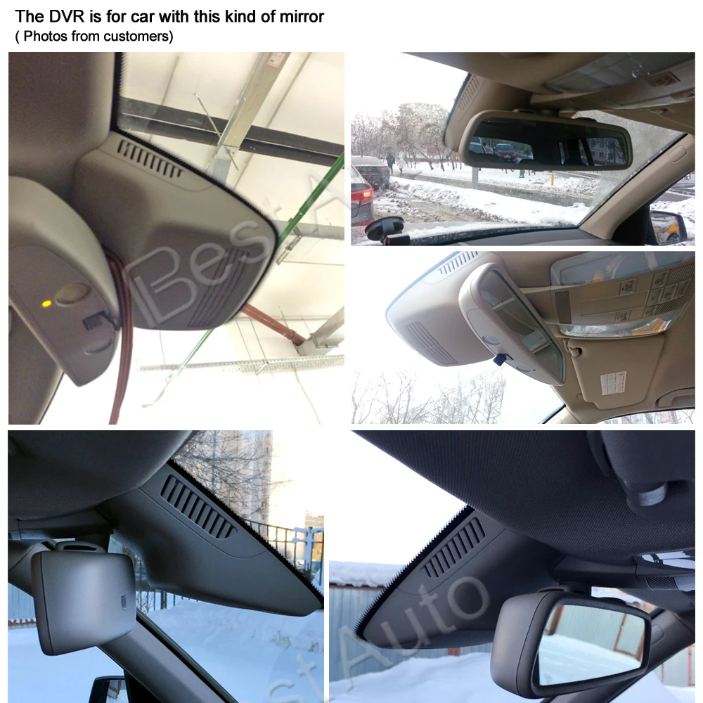 APP Kontrolės Automobilį Wifi skaitmeniniai vaizdo įrašymo įrenginiai DVR Brūkšnys Automobilį 