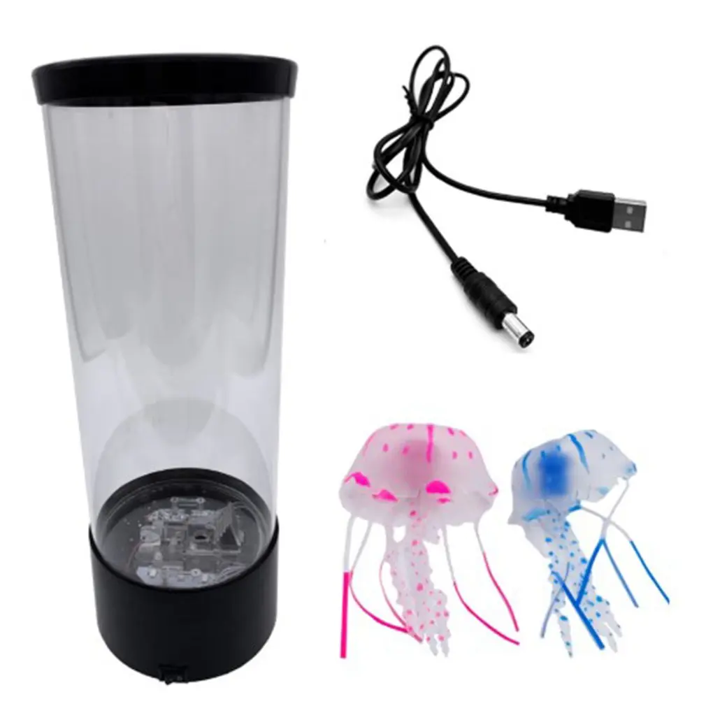 USB Įkrovimo Medūzos Lempa Led Spalva Keičiasi Namų Puošybai Naktį Šviesos Akvariumas Medūzų Stiliaus Led Lempos