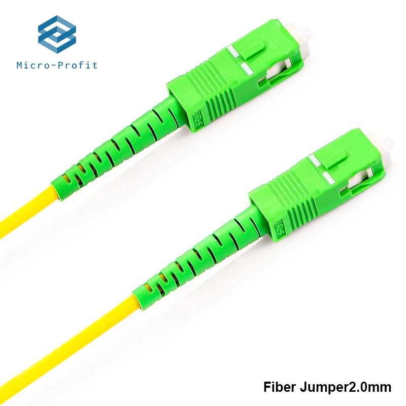 5VNT/maišą SC APC 2.0 mm Ryšio režimas, fiber optic patch cord Laidas SC APC FTTH šviesolaidžio jumper kabelis nemokamas pristatymas