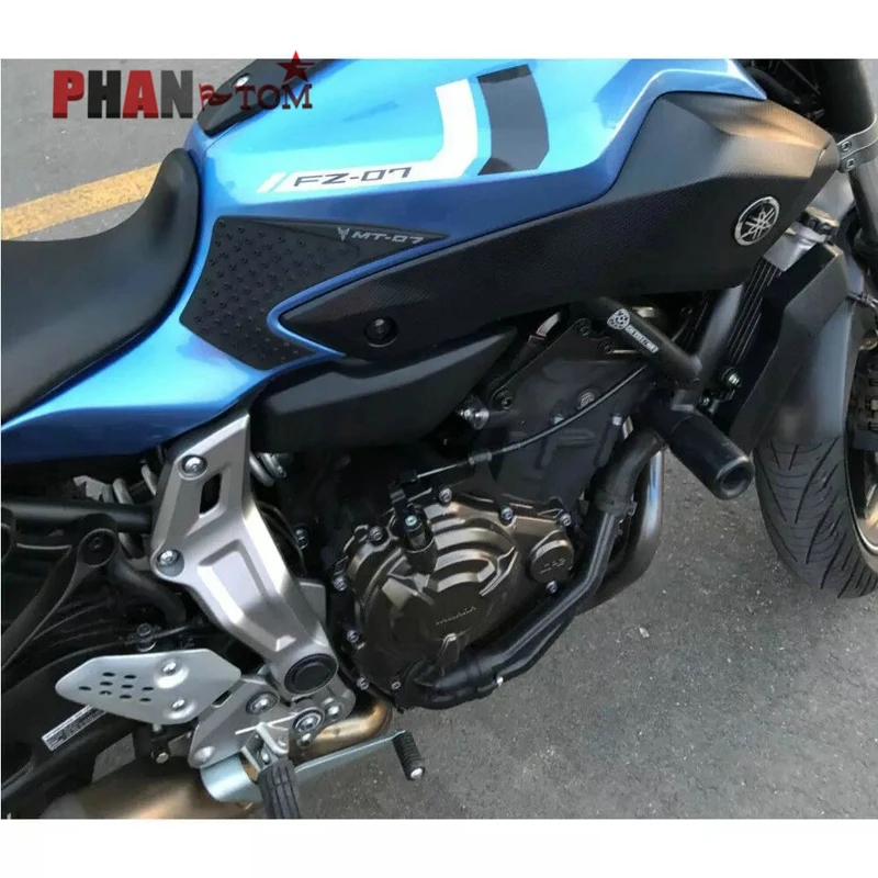 Už Yamaha MT-07 MT07 MT 07 m. m. 2016 m. 2017 Motociklo Bakas Trinkelėmis Raštas Lipdukas, Decal Dujos Kelio Danga Bakas Traukos Padas Pusėje