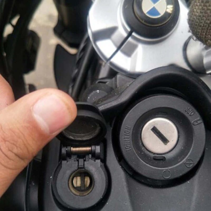 Dual USB Įkroviklis DIN Cigarečių Degiklio Lizdą BMW Triumfas Hella Motociklas