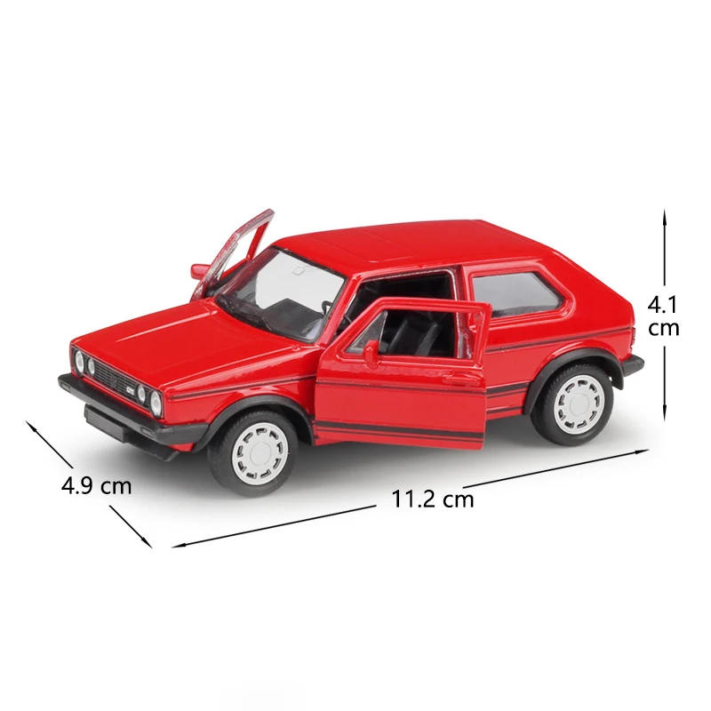 Welly 1:36 originali dėžutė 1983 m. VW GOLF GTI Raudonas MK1 Traukti Atgal, Automobilių Diecast Automobilio Modelį Žaislinių Transporto priemonių Automobilio Modelį Modelių Automobilių Vaikai