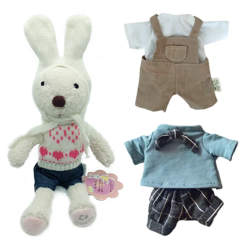 Mielas Bunny Triušiai Pliušinis Kimštiniai Žaislai, Lėlės su persirengti Minkšti Žaislai Vaikams, Mergaitėms, Vaikams, Žaislai, Dovanos, Nauji Metai