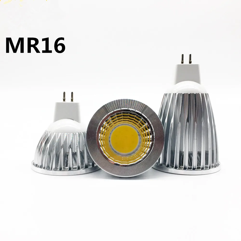 10X Naujas High Power LED Lemputė MR16 GU5.3 smūgiai 9W 12W 15W Pritemdomi SMŪGIS Dėmesio Šiltas šaltai Balta PONE 16 12V Lempa GU 5.3 220V