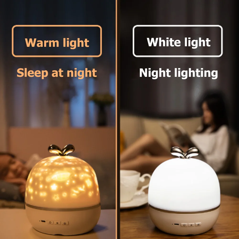 6 Modelius Sukasi Projektoriaus Lempa USB Įkrovimo Pritemdomi LED BedroomNight Šviesos Vaikai Kūdikių Dovanų