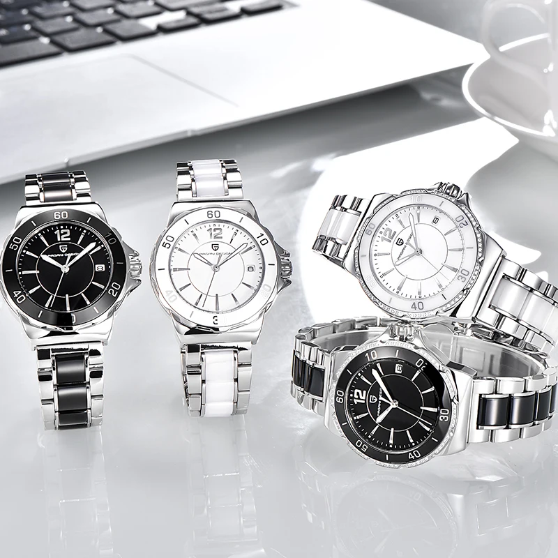 Pagani Dizaino moterų laikrodžiai, nerūdijančio plieno, kvarcas vyrų laikrodis mados atsitiktinis sporto laikrodžiai Japonija judėjimo vandeniui laikrodis