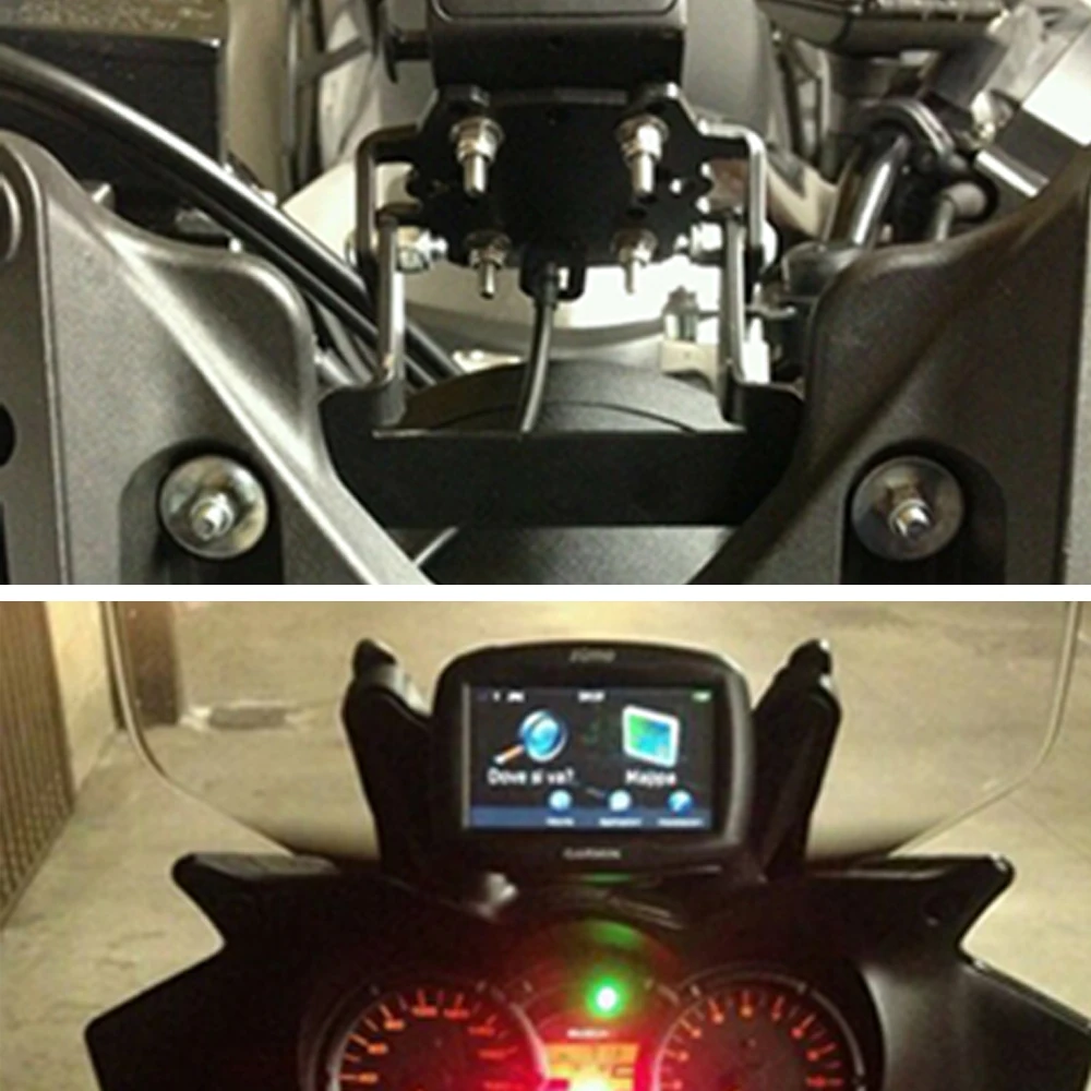 Motociklų Aksesuarai, GPS navigacijos laikiklis Sirgalių Turėtojas Suzuki V-Strom 650 VStrom 2004 - 2011 2010 2009 2008 2007