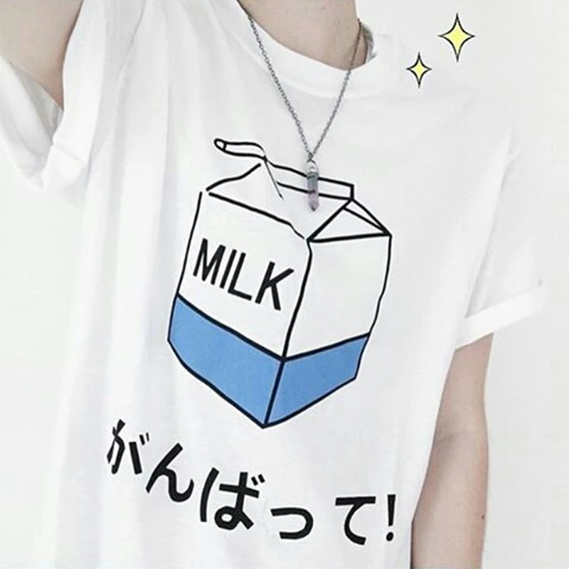Japonijos pieną, rausvos spalvos, mielas mergaitė kawaii animacinių filmų topai persikų atsitiktinis didelio dydžio vasaros ins moterų tees trumparankoviai Harajuku T-shirt