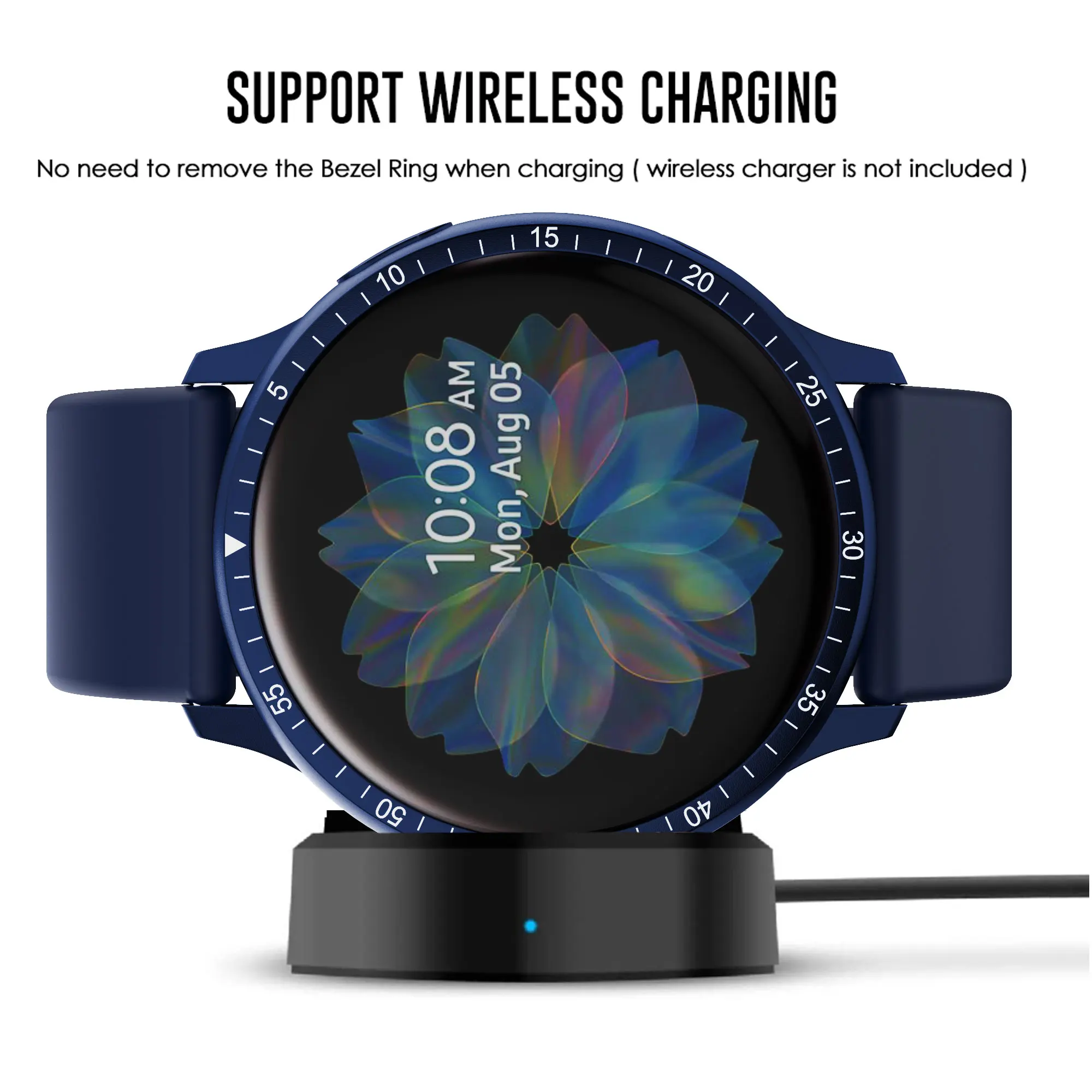 Klasikinis Bezel Žiedas Dangtelis Skirtas Samsung Galaxy Žiūrėti Aktyvios 2 44mm 40mm Smartwatch Surinkite Lipnia Anti Nulio apsauga metalo atveju