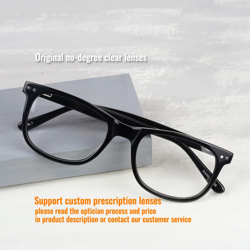 Toketorism stačiakampio acetatas mens kokybės paprasto eyeglassses už Optika receptinių akinių rėmeliai