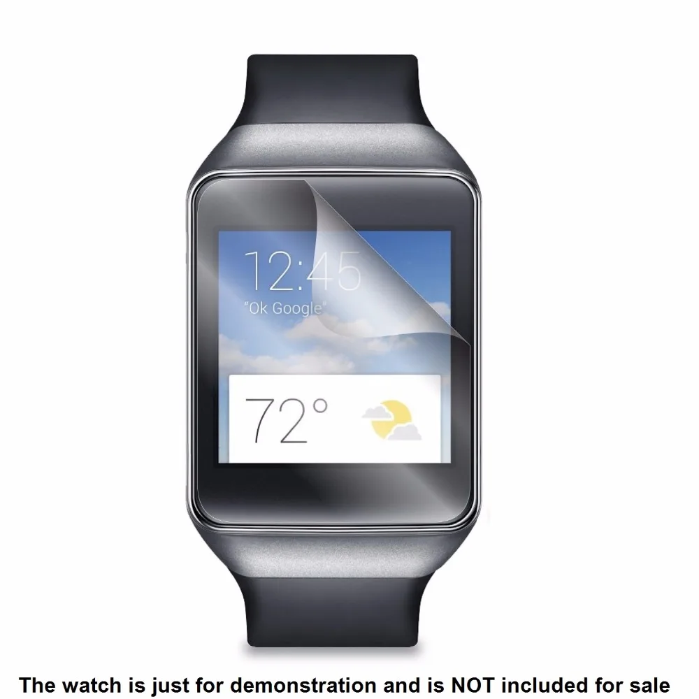 3x Clear LCD Screen Protector Guard Padengti Kino Odos Samsung Pavarų Gyvena Sporto Smart Watch Priedai