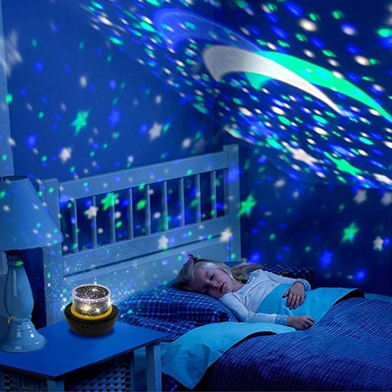 Xsky Žvaigždžių Visatos Projektorius Naktį Šviesos Aurora Meistras Projekcija USB naktinė lempa Lempos Romantiška Gimtadienio, Kalėdų Dovana Vaikams