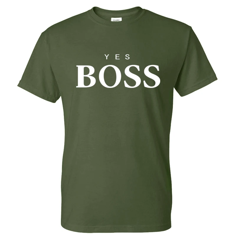 MEDVILNĖS Marškinėliai trumpomis Rankovėmis Vyrai T-Shirt Spausdinti Taip Bosas Rinkiniai Vyrams Marškinėlius Užsakymą Specialios Atsitiktinis Marškinėliai.