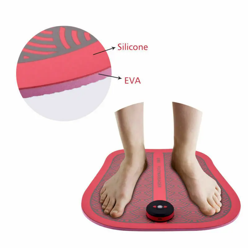 Elektros EMS Foot Massager Trinkelėmis Kojų, Microcurrent Stimuliatorius Kilimėlis pėdų Masažas gerina Kraujotaką, Sumažinti Skausmas Skausmas Sveikatos