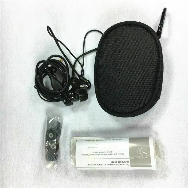 Pigiai! SE215 Earphon Hi-fi stereo Triukšmo Atšaukiu 3.5 MM SE 215 ausies Detchabl ausinių su būda VS SE535 SE 535 didysis išpardavimas