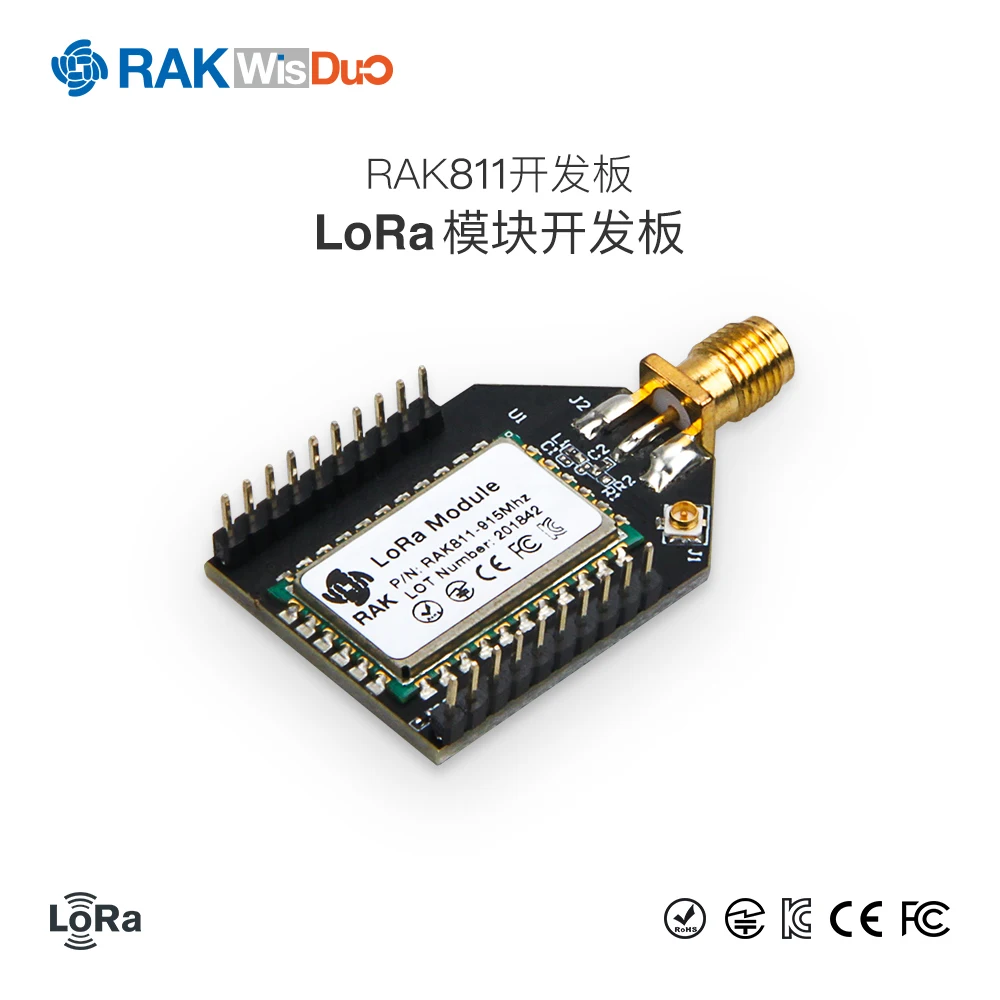 LoRa Mazgas RAK811 Atviro kodo Kūrimo Rinkinys, su Built-in SX1276, Mažas Energijos Suvartojimas ir tolimojo