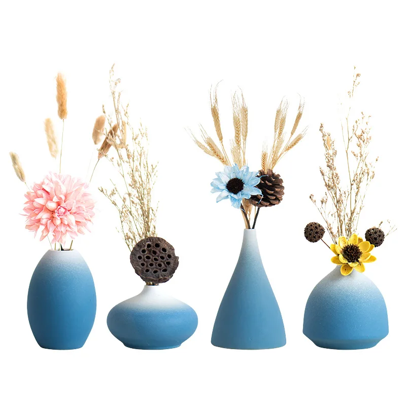 Keramikos Vaza Gėlių, Džiovintų Gėlių Paprasta Kūrybos Augti Vandens Gėlių Turėtojas Kambarį Namo Apdaila