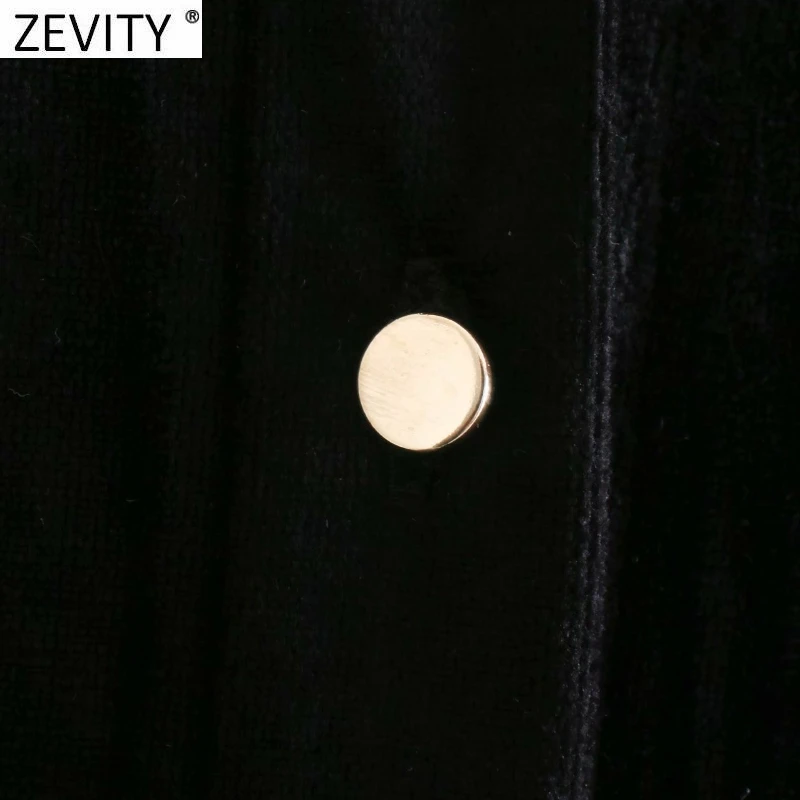 Zevity Moterų Derliaus Viename Krūtinėmis Lankas Varčias Aksomo Mini Suknelė Femme ilgomis Rankovėmis Atsitiktinis Verslo Vestido Marškinėliai, Suknelės DS4821
