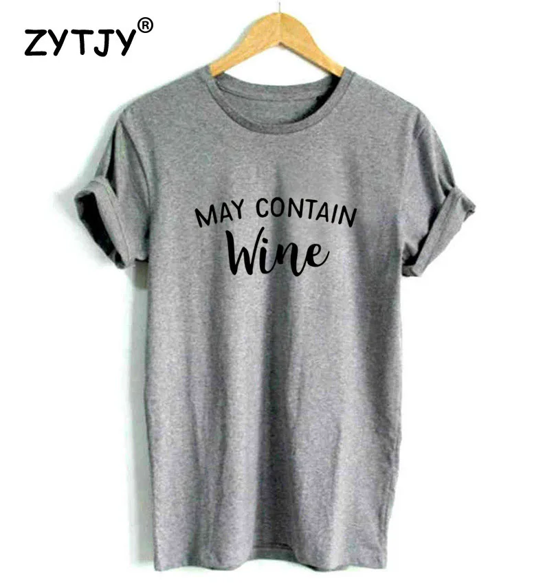 Gali Būti Vyno Moterų marškinėlius Medvilnės Atsitiktinis Juokingi marškinėliai Lady Yong Mergina Viršuje Tee Hipster Tumblr ins S-105