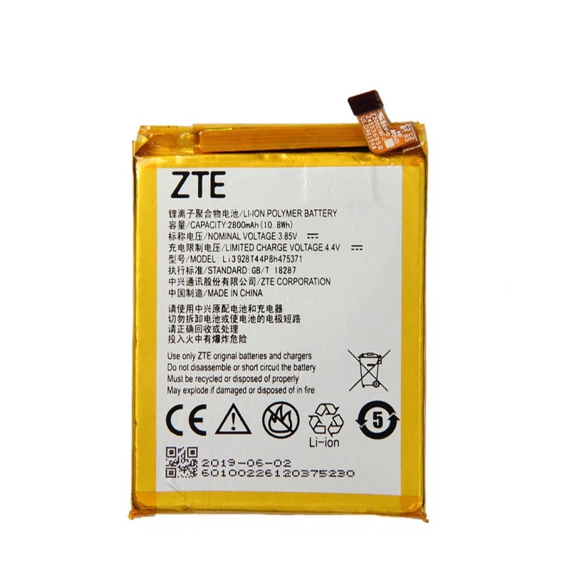 Originalus Li3928T44p8h475371 Bateriją Bateria Batterij Skirtas ZTE Blade V8 Mini V8mini Mobiliojo Telefono Baterijos Akumuliatorių
