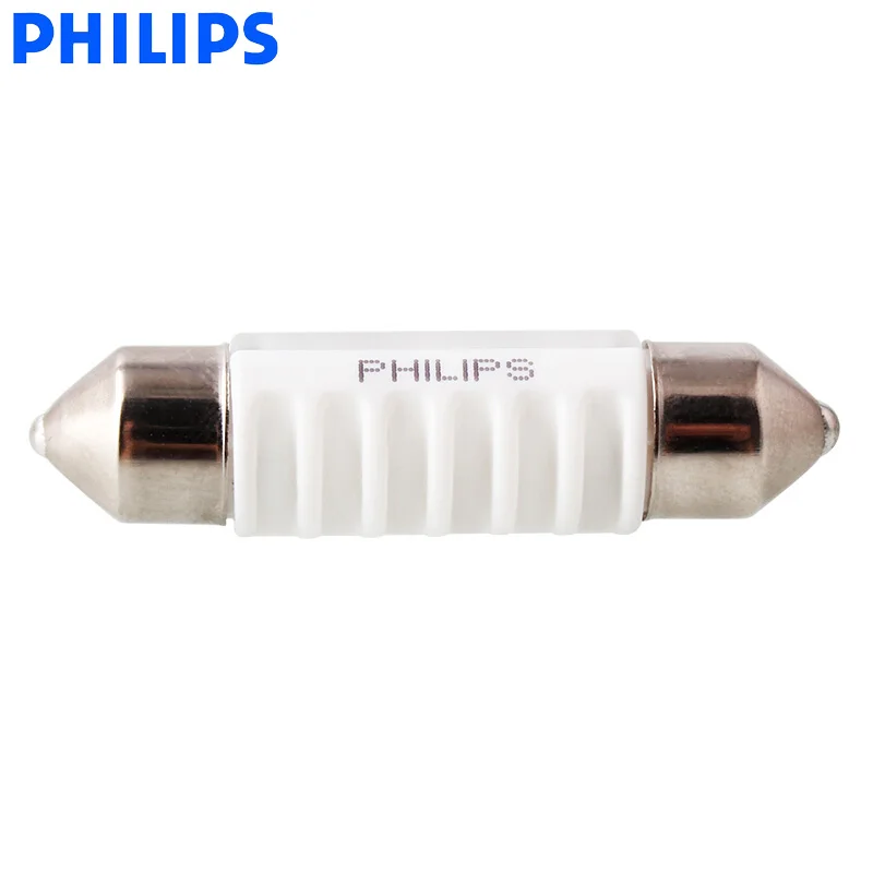 Philips LED Fest Girlianda 38mm Ultinon LED 6000K Cool Blue Balta Šviesa, Šviesus Interjeras Lengvųjų Automobilių Skaitymo Šviesos 11854ULW X1