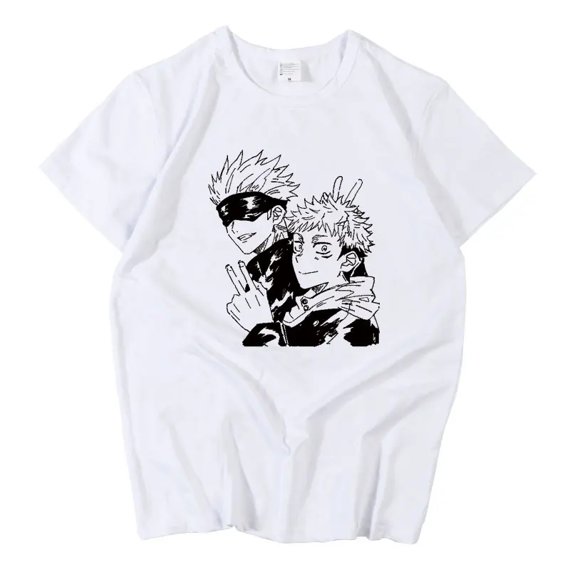Naujas Džiudžiutsu Kaisen Yuji Itadori T-shirt Anime Cosplay Vyrų marškinėliai Mados Moterų Tees