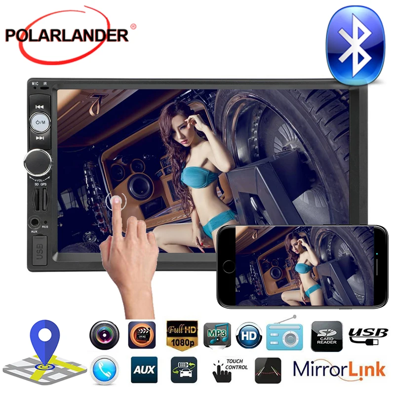 Nuotolinio valdymo veidrodis nuorodą galinio vaizdo kamera, MP3, bluetooth aplanko funkciją automobilio radijo, GPS navigacija, USB/SD/MMC car reader
