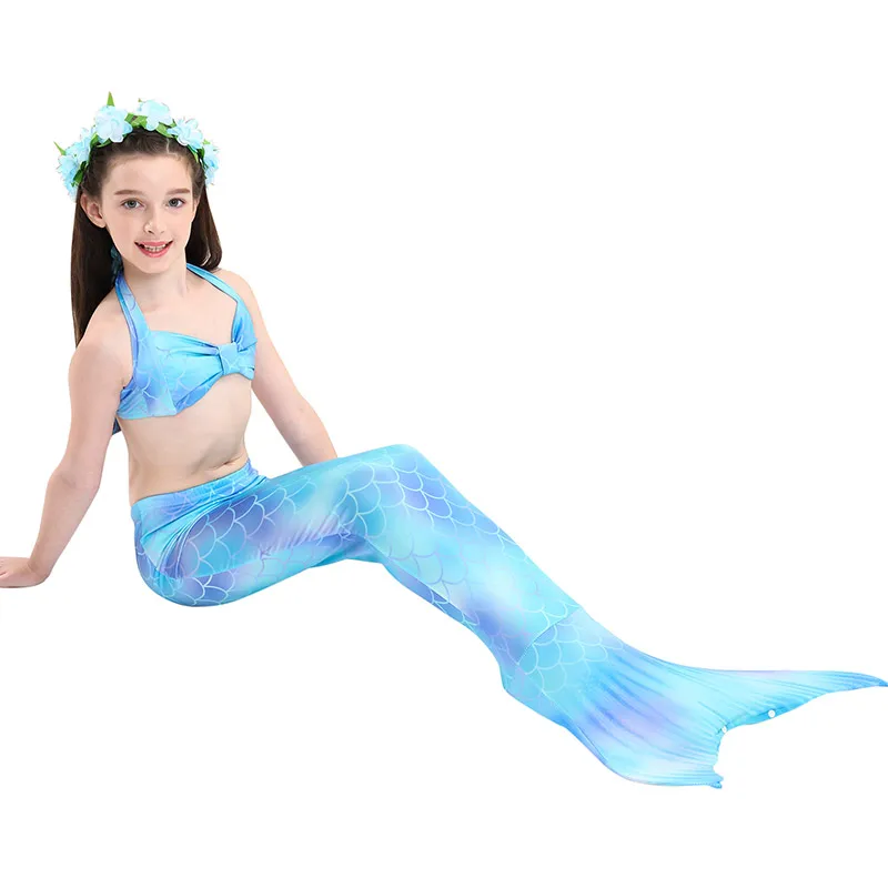 Naujas Undinėlės Uodegos Plaukimo Kostiumas Cosplay Vaikų Swimwable Undinėlės Uodega Merginos Bikini maudymosi kostiumėlį, Maudymosi Kostiumą