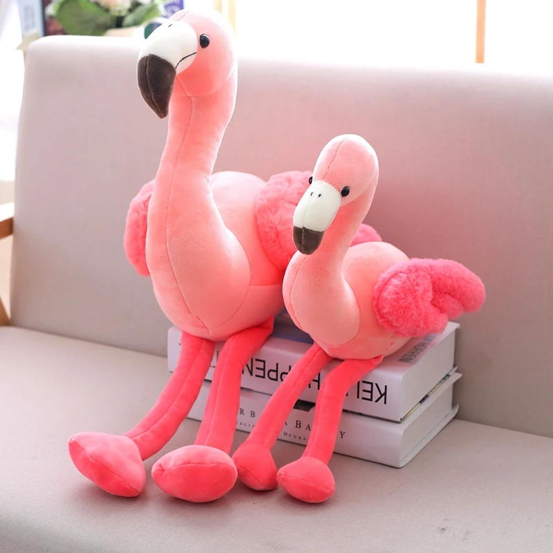 Nooer flamingo įdaryti pliušinis žaislas flamingo gyvūnai, lėlės 