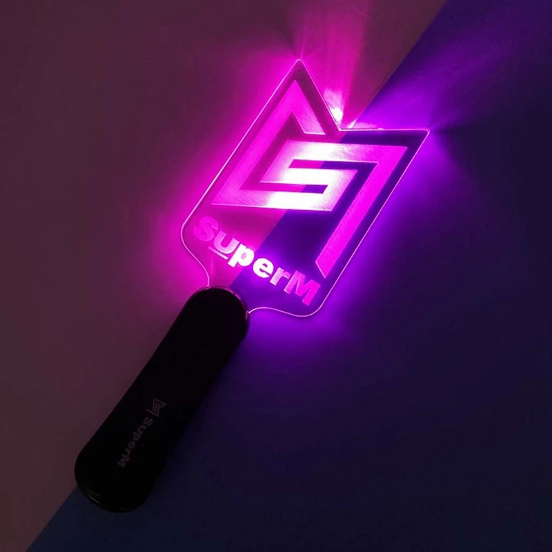 Kpop SuperM Šviesos Lazda Rankoje Koncertas Paramos Lightstick Mados K-pop SuperM Naktį Lempos Gerbėjų Rinkimo Dovanos