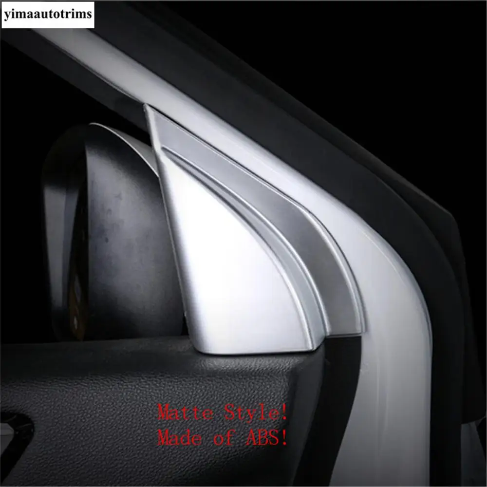 Vidinės Lango Ramstis Trikampis Apdailos Dangtelio Apdaila Tinka Mitsubishi Eclipse Kryžiaus 2018 - 2021 ABS Matinis / Anglies Pluošto