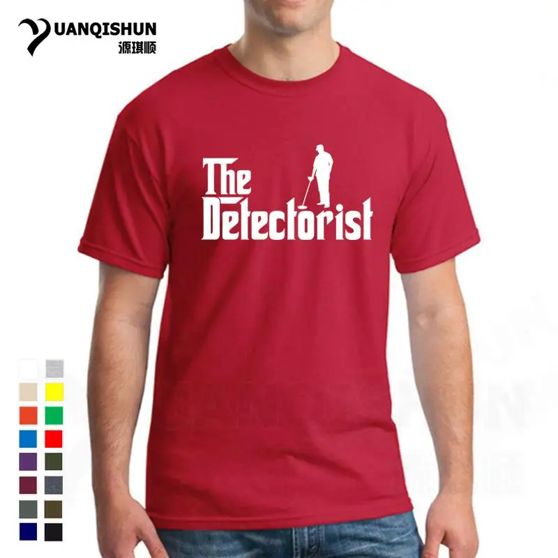 Į Detectorist Marškinėlius Metalo Aptikimo Vyrai T-Shirt Mados Dizaino Metalo Detektoriai Lobių T Marškinėliai Mados 16 Spalvų Viršūnes Tee