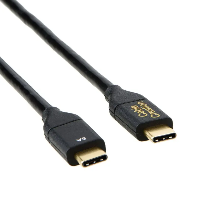 USB-C USB-C Gen 2 Laidas(100W/5A) USB 3.1 10Gbps C Tipo baterijos kabelis Suderinamas MacBook 15inch 