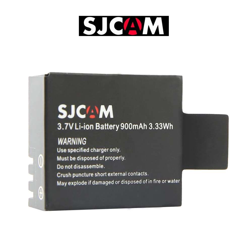 Naujas 4Pcs SJCAM sj4000 eken H9 GIT-LB101 GIT BATERIJA sj5000 sj6000 sj7000 SJ8000 SJ9000 baterija + Dual USB įkroviklis