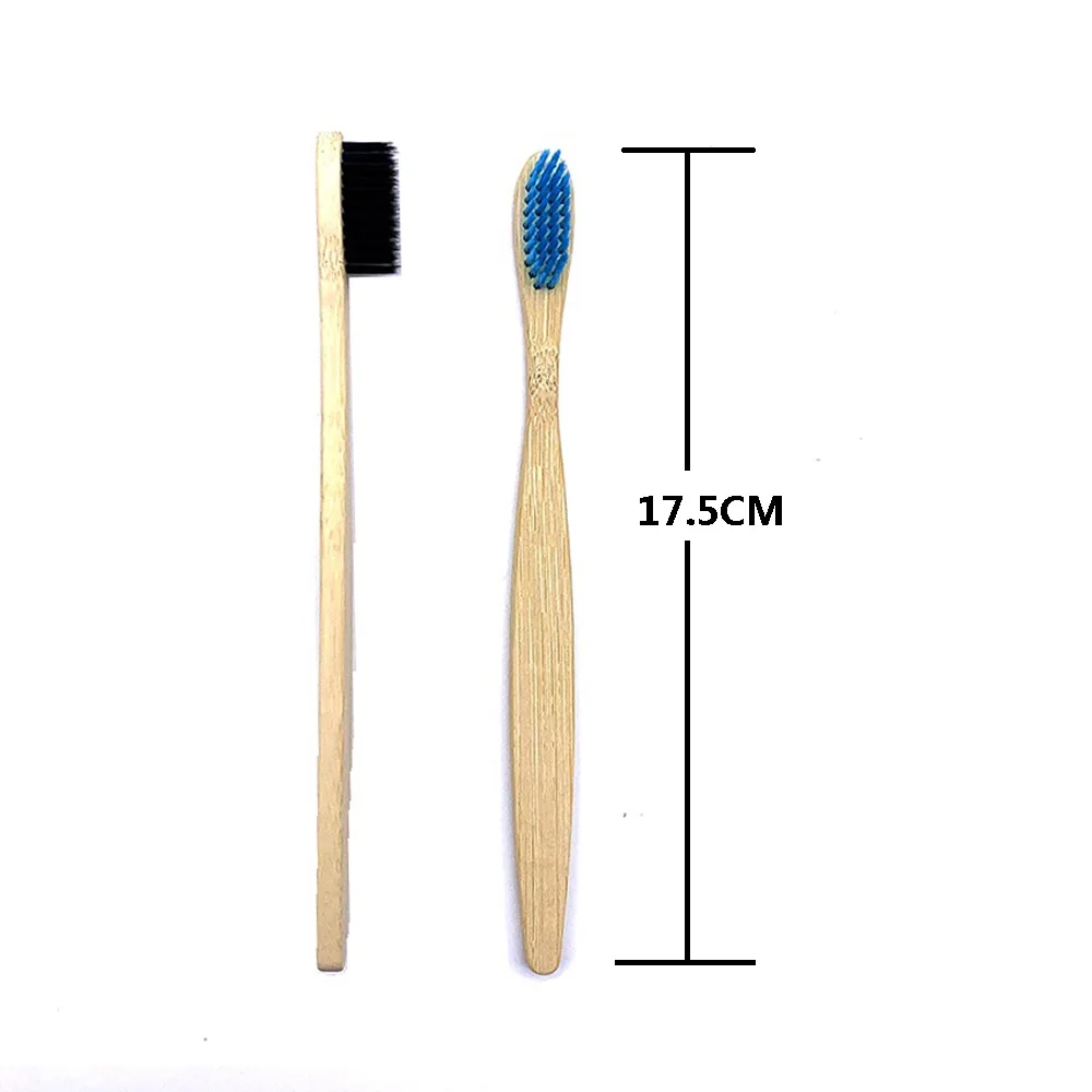 50 Pak Natūralaus Bambuko dantų šepetėlį Medienos dantų šepetėliai Minkšti Šeriai cepillo dientes bambu Dantų šepetėliu Ekologiškas Burnos Dantų Priežiūros