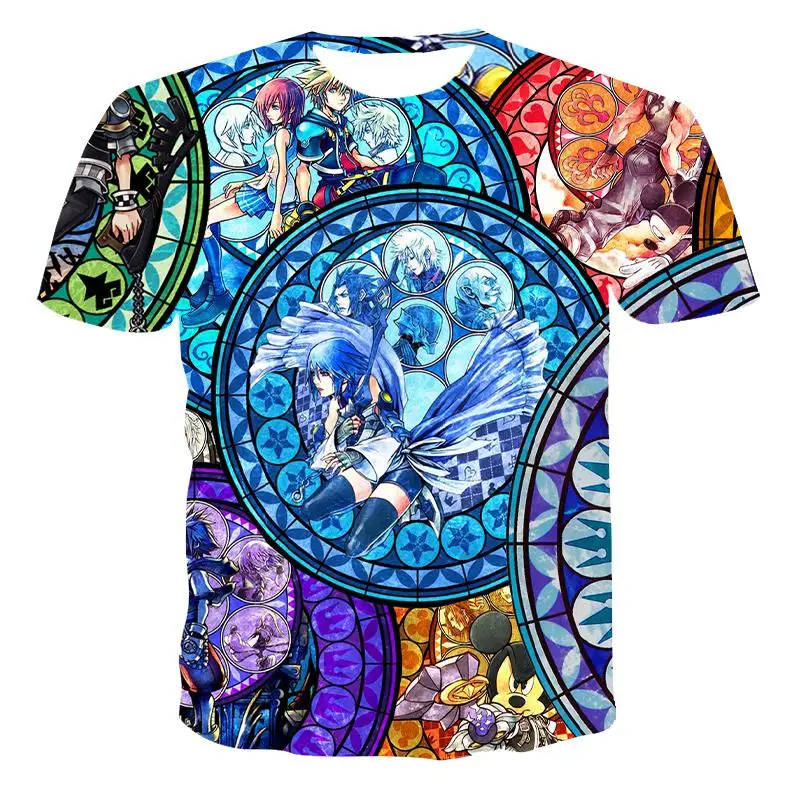 2020 naujas 3D Vasaros T-shirt abstrakčiai Vyrų moteris Anime, Print T-marškinėliai, vyriški marškinėliai Street Wear XXS-6XL