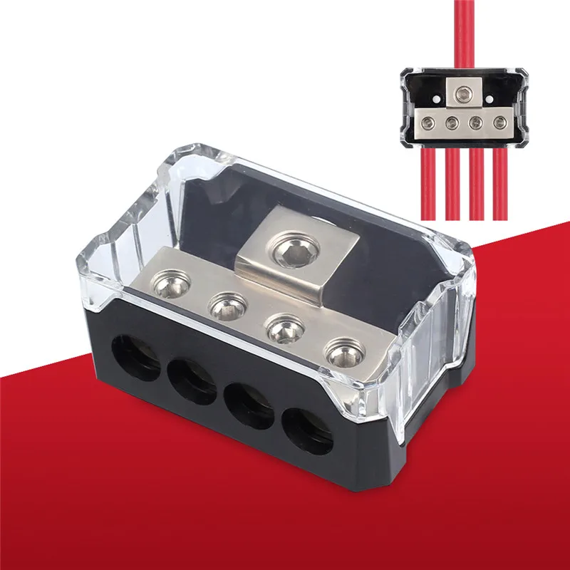 2 SPDP-1044 Platinum Serijos 1/0 Vėžės 4 Indikatorius Galios Paskirstymo Blokas Automobilio Stereo Stiprintuvo Modifikacija: kabelių Paskirstymo Dėžutės