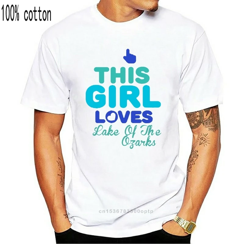 Ši Mergina Mėgsta Ežero Missouri Ozarks Juokingi Marškinėliai