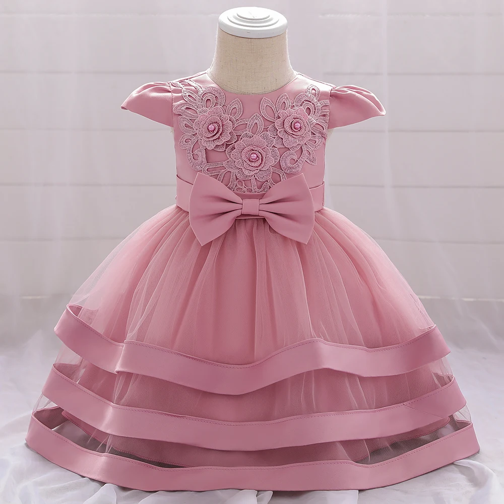Baby Girl Vasaros Suknelės Naujagimių Mergina 1 metų Gimtadienio Princesė Vestuvių Suknelė Gėlių Mergina, Kamuolys Suknelė Tutu Šalis Suknelė Drabužius