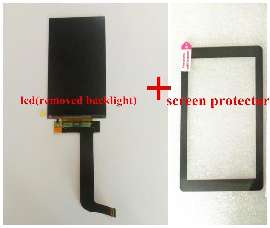 Asamblėjos Surinkti 5.5 colių 2k LCD modulis screen display & stiklo protector apsauginė plėvelė Wanhao D7 DLP/SLA 3D spausdintuvas