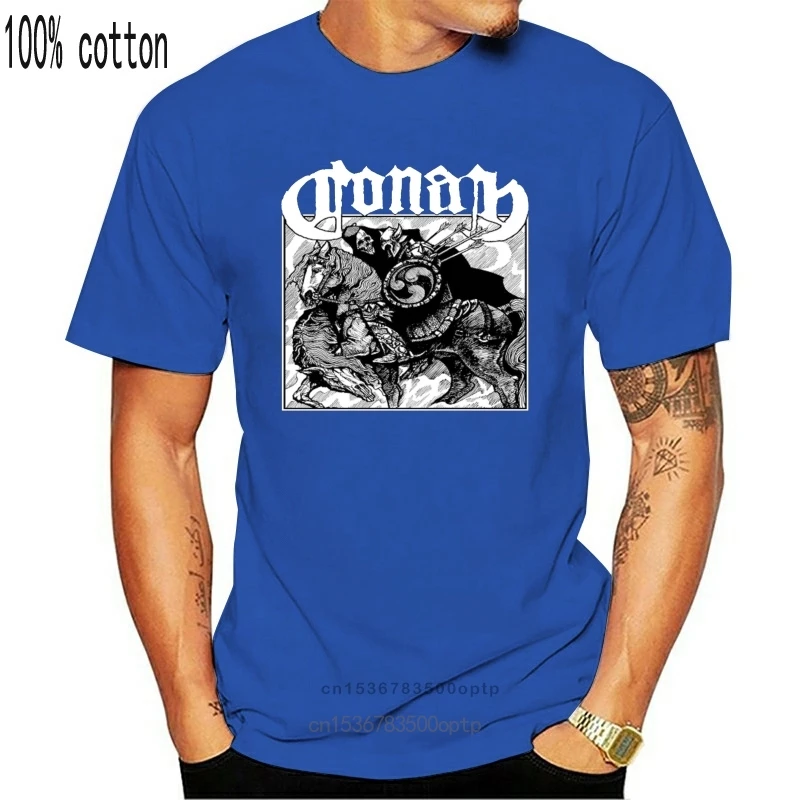 Naujas Conan Metalo, Roko Grupė Vyrų Black T-Shirt Dydis S Iki 3Xl - Nemokamas Pristatymas Apranga Marškinėliai